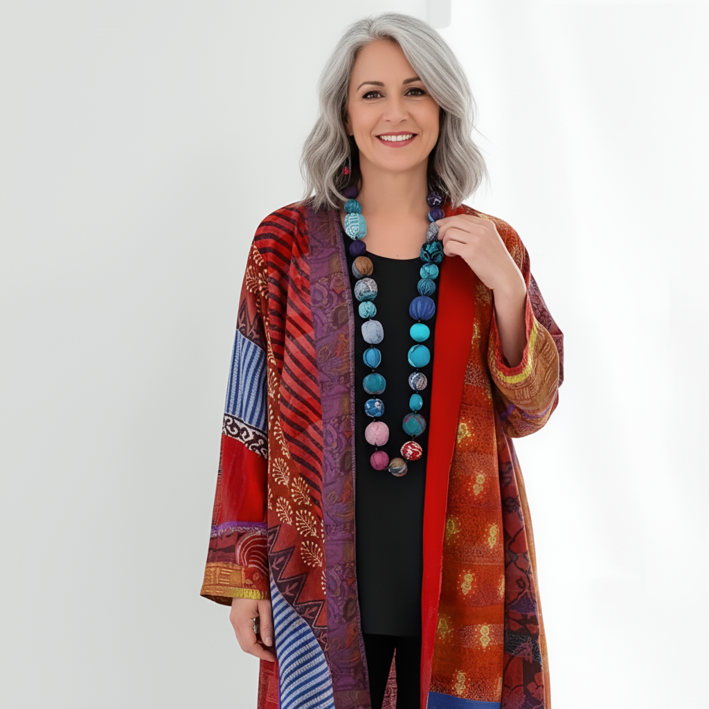Elinora™ – Artistieke Boho Kimono