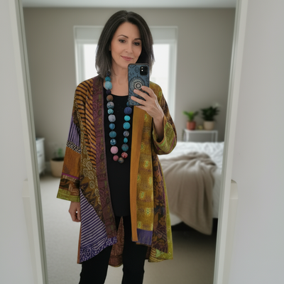Elinora™ – Artistieke Boho Kimono