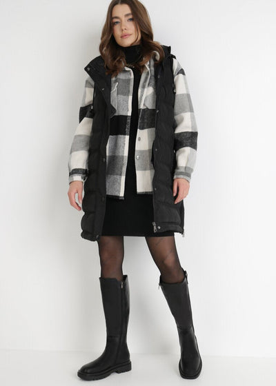 Giulia – Minimalistische Zwarte Hoge Laarzen