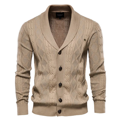 vHaren | Heren Cardigan met Knoopsluiting