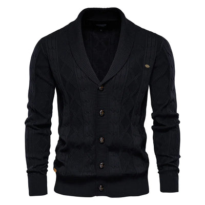 vHaren | Heren Cardigan met Knoopsluiting