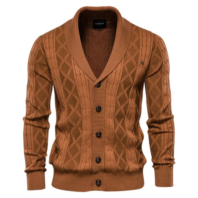 vHaren | Heren Cardigan met Knoopsluiting