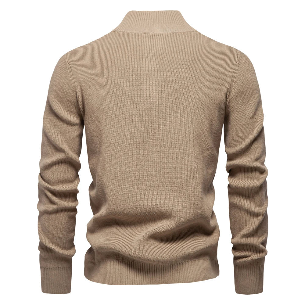 vHaren | Herenpullover met knoopdesign